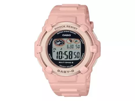 CASIO Baby-G BGR-3003NC-4JF Nuance Colors Digital Radio Solar Watch Pink 40mm