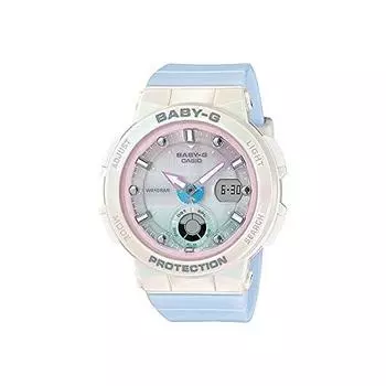 CASIO BABY-G Casio Baby G BGA-250-7A3 Watch Brand Ladies Kids Children Girls Ana-Digi Date Calendar Waterproof Pink Blue Light Blue Product