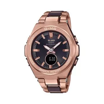 CASIO Baby-G MSG-W200CG-5AJF [G-MS Radio Solar Композитный ремешок Bi-ColorIP Розовое золото X Коричневый] Круглый