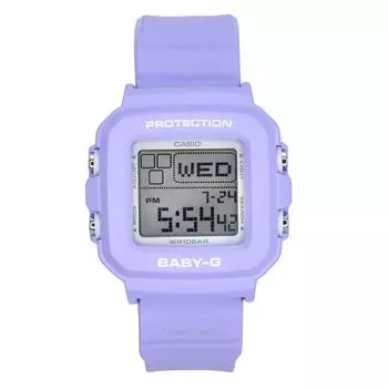 Casio Baby-G Plus Digital 30th Anniversary Purple Resin Remezzo Quartz BGD-10K-6 100M Женские часы со специальным держателем