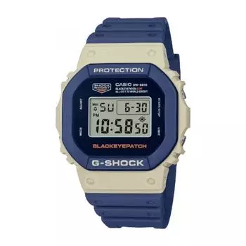 Casio BlackeyePatch черная повязка на глаз, модель для сотрудничества, синяя DW 5610BEP 2JR