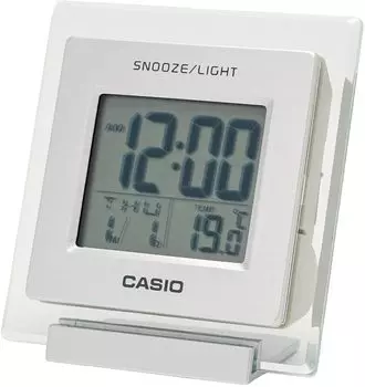 CASIO Будильник Цифровой Температура Календарь Дисплей Серебряный DQ-735-8JF