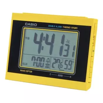 CASIO Будильник Радио Цифровой Двойной Будильник Температура Влажность Календарь Дисплей Желтый DQD-5000J-9JF жёлтый