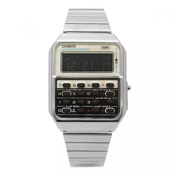 Casio Ca 500we 7bdf Ca 500we 7b Databank Digital Square Vintage Retro Public Metal Watch CA-500WE-7BDF