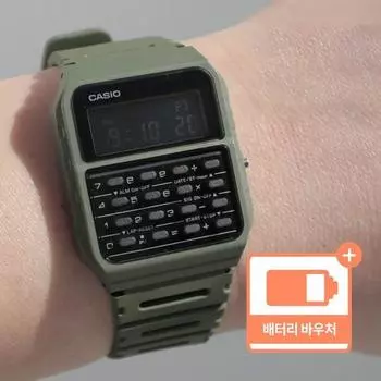 Casio CA-53WF-3B Мужские электронные часы с калькулятором банка данных