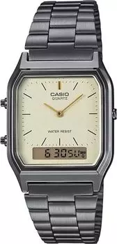 [Casio] CASIO ANA-DIGI Quartz Watch Vintage Series AQ-230GG-9A Unisex Dual Time Light Gold