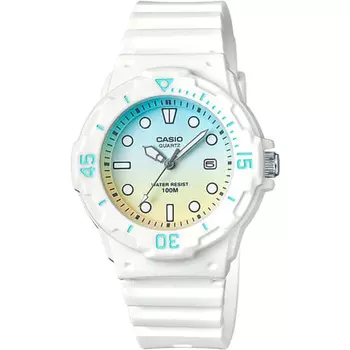 Casio CASIO Analog Watch LRW-200H-2E2V Ladies Kids Cheap Casio Gloss White x Pastel Blue Gradation Overseas Model