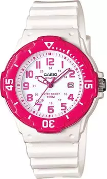 [Casio] CASIO Analog Watch LRW-200H-4BV Women s Kids Cheap Casio Gloss White x Pink Overseas Model [Parallel Import]