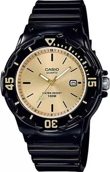 [Casio] CASIO Analog Watch LRW-200H-9EV Women s Kids Cheap Casio Gloss Black x Gold Overseas Model [Parallel Import]