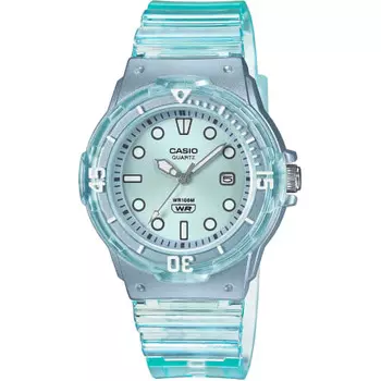 Casio CASIO Analog Watch LRW-200HS-2EV Ladies Kids Cheap Casio Clear Turquoise Overseas Model