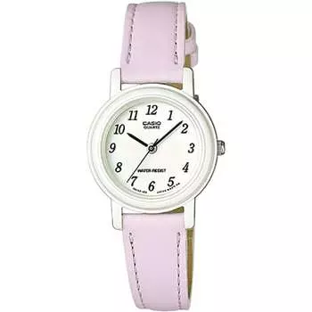 Casio CASIO Аналоговые часы Chipkashi Дешевые Casio LQ-139L-6B Пастельно-фиолетовый кожаный ремень Круглый циферблат Женская зарубежная модель