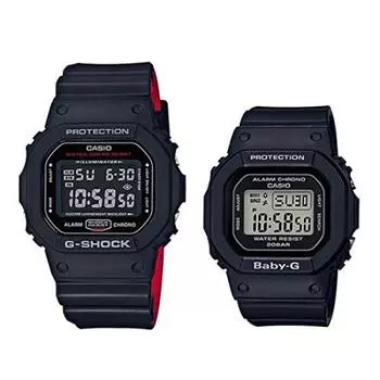 CASIO Casio Baby G Pair Watch Black Водонепроницаемые часы [Casio] [Модель для зарубежных стран] G-Shock DW-5600HR-1BGD-565U-1 [Товар]