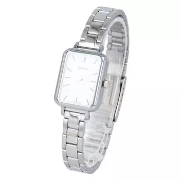 CASIO Casio Casio Standard Cheap Casio Chipkashi Watch Ladies Brass Metal Silver White LTP-V009D-7E [Parallel Import]