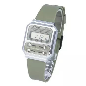 CASIO Casio Casio Standard Cheap Casio Chipkashi Vintage Watch Unisex Men s Women s Khaki A100WEF-3A