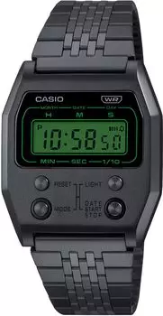 CASIO Casio Casio Стандартные дешевые часы Casio Chipkashi унисекс мужские женские цифровые черные A1100B-1 [Параллельный импорт]