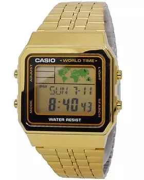 Casio CASIO цифровые часы мирового времени мужские A-500WGA-1 [Товар]