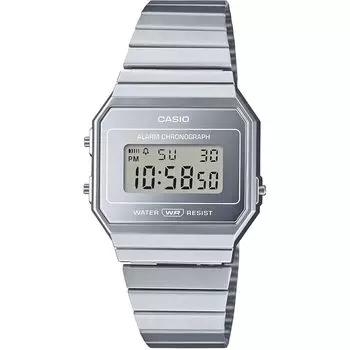 [Casio] CASIO цифровые часы винтажная серия A700WEV-7A мужские женские серебряные зарубежная модель [продукт]