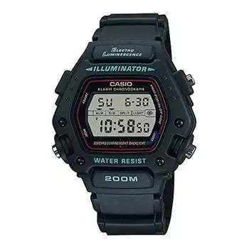 [CaSio] CaSio цифровые мужские спортивные часы Dw 290 1v overSeaS модель черный черный