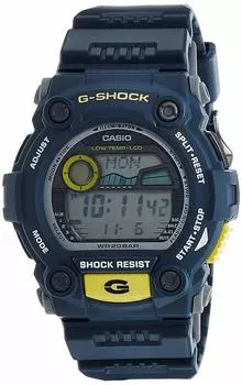 CASIO Casio Цвет Прямой импорт за рубеж Модель Синий Серый x Желтый Часы Часы Часы G-Shock G-7900-2 G-SHOCK Мужские Мужские [Товар]