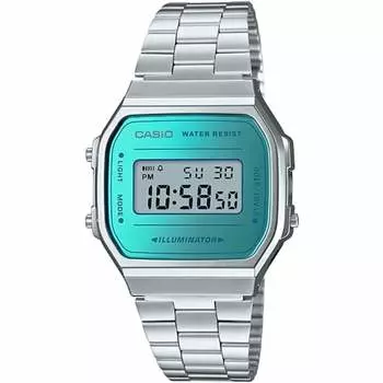 Casio CASIO Digital Watch Standard A168WEM-2 Men s Women s Kids Silver x Blue Overseas Model