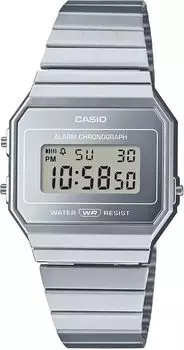 [Casio] CASIO Digital Watch Vintage Series A700WEV-7A Men s Women s Silver Overseas Model [Parallel Import]