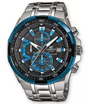 Casio CASIO EDIFICE Quartz Men s Watch EFR-539D-1A2V Black/Blue [Parallel Import]