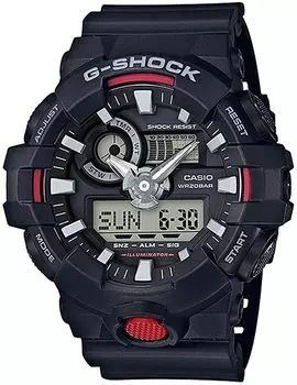 Casio CASIO G-Shock Ana-Digi кварцевые мужские часы GA-700-1A черные [Товар]
