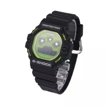 CASIO Casio G-SHOCK Часы мужские водонепроницаемые кварцевые цифровые черные зеленые DW-5900TS-1 [Товар]