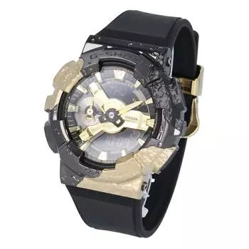 CASIO casio G-SHOCK G-shock 40th Anniversary Adventurer’s Stone limited watch clock men s black gold GM-114GEM-1A9 [product]