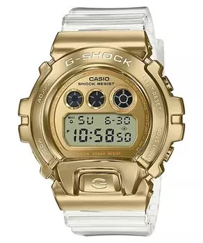 CASIO Casio G-SHOCK G-Shock часы мужские женские цифровые спортивные металлические скелетонированные прозрачные GM-6900SG-9 [Товар]