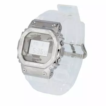 CASIO Casio G-SHOCK G-Shock часы мужские женские цифровые металлические камуфляжные камуфляжные скелетоны GM-5600SCM-1 [Товар]