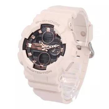 CASIO Casio G-SHOCK G-Shock Часы Часы Водонепроницаемые Ana-Digi Розовый Черный GMA-S140M-4A [Товар]