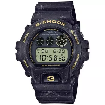 CASIO Casio G-SHOCK G-Shock часы мужские водонепроницаемые цифровые черный мрамор DW-6900WS-1 [Товар]