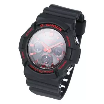 CASIO Casio G-SHOCK G-Shock G-Shock GAS-100 Series Watch Men s Tough Solar Aluminum Black Red GAS-100BNR-1A [Товар]
