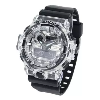 CASIO Casio G-SHOCK G-Shock GA-700 SERIES Часы мужские черные прозрачные серебристые камуфляжные GA-700SKC-1A [Товар]