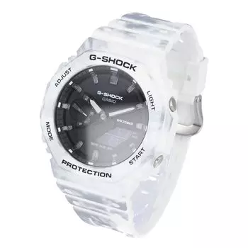 CASIO Casio G-SHOCK G-Shock GA-2100 SERIES Часы мужские Ana-Digi сменный ремень камуфляж белый GAE-2100GC-7A [Товар]