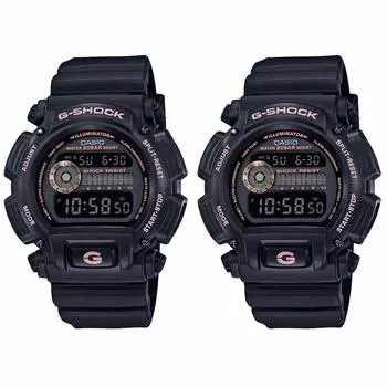 [Casio] CASIO G-Shock G-Shock Pair Watch Set of 2 Same Size Digital Rose Gold x Black 20 ATM Water Resistant DW-9052GBX-1A4DW-9052GBX-1A4 Watch