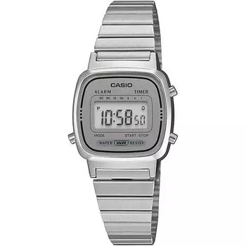 [Casio] Casio Ladies Digital New Design La670wa 7 Silver X Gray Overseas Модель