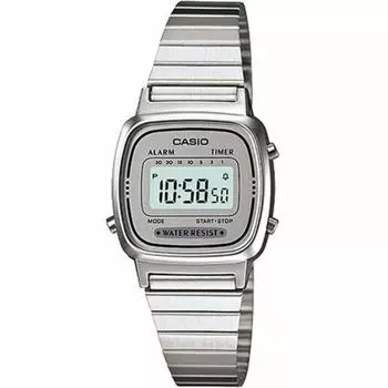 Casio CASIO ladies watch digital LA670WA-7 silver/silver [watch]