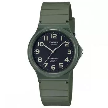 CASIO Casio MQ-24UC женские стандартные аналоговые часы женские рабочие часы тонкие легкие часы цвета земли тонкие легкие часы деловые часы (оливковый)