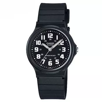 CASIO Casio + Оригинальный корпус Унисекс Светящиеся большие цифры Черно-белые аналоговые наручные часы