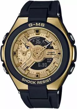 Casio CASIO Overseas Модель Женские кварцевые часы с секундомером мирового времени MSG-400G-1A2DR G-MS [Товар]