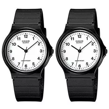 [Casio] CASIO Pair BOX Casio Watch Pair Watch Standard Analog Black MQ-24-7BLLJFMQ-24-7BLLJF Watch [Item]