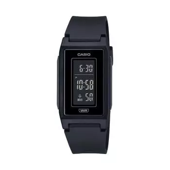 Casio CASIO Pop Digital Watch Biomass Plastic LF-10WH-1 Ladies Matte Black Overseas Model