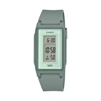 CASIO Casio Простые цифровые часы унисекс женские детские деловые часы простые в эксплуатации LF-10WH (оливковый) [Элемент]