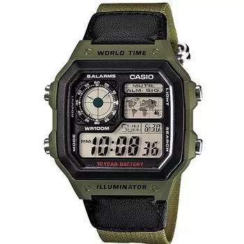 Casio CASIO quartz digital watch men s AE-1200WHB-3B [Re-imported product]