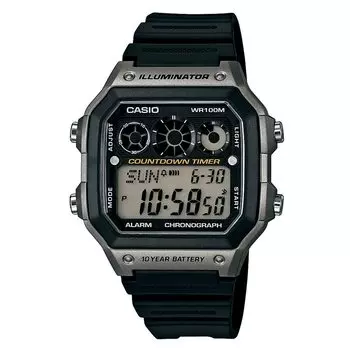 CASIO Casio спортивные цифровые черно-серые часы AE-1300WH-8A AE1300WH-8A мужские [Товар]