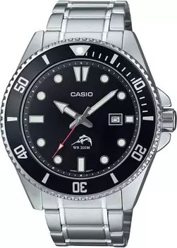 [Casio] CASIO Standard Analog Sports 20 ATM Water Resistant Watch MDV-106DD-1A1V Men s Black Bezel Metal Band Overseas Model [Item]