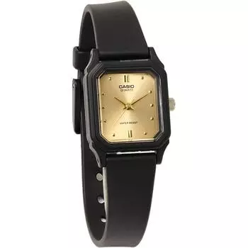 Casio Casio STANDARD дешевые часы Casio женские аналоговые базовые простые резиновые черные LQ-142E-9A