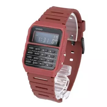 CASIO Casio STANDARD Cheap Casio Watch Men s Women s Digital Calculator Rubber Red CA-53WF-4B [Parallel Import]